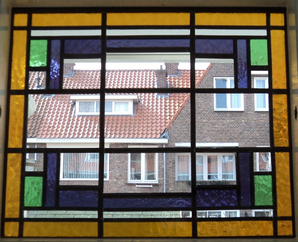 glas in lood in dubbel glas